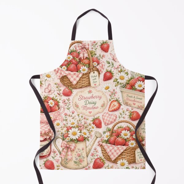 Item preview, Cute Strawberry Pattern | Summer Fruit Seamless Print designed and sold by Aramdesing.
