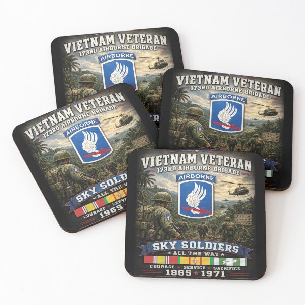 Item preview, 173rd Airborne Brigade - Sky Soldiers - Vietnam Veteran designed and sold by Military Insignia Products.