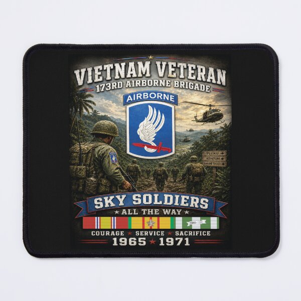 Item preview, 173rd Airborne Brigade - Sky Soldiers - Vietnam Veteran designed and sold by Military Insignia Products.