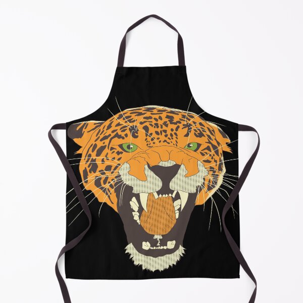Item preview, Jaguar Roar With Ears Down in Pop Art Style designed and sold by Black Bronze Media.
