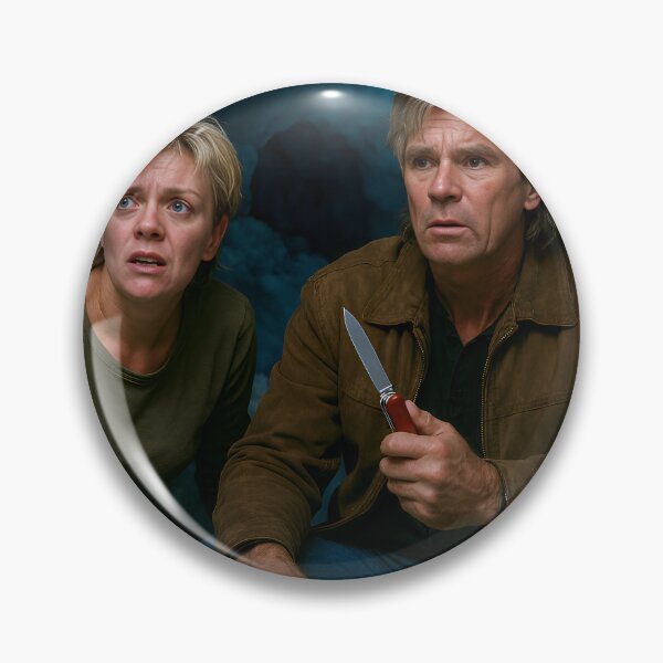 Item preview, Carter stuck on a glacier with MacGyver designed and sold by WiseBow.