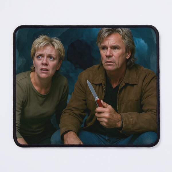 Item preview, Carter stuck on a glacier with MacGyver designed and sold by WiseBow.