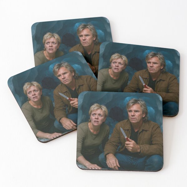 Item preview, Carter stuck on a glacier with MacGyver designed and sold by WiseBow.