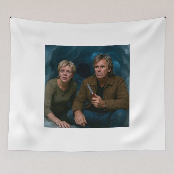 Item preview, Carter stuck on a glacier with MacGyver designed and sold by WiseBow.