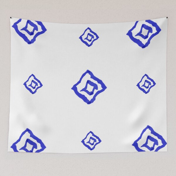 Item preview, Blue Indian pattern designed and sold by Print-Designs.
