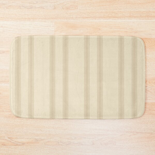 Item preview, Tonal Vertical Triple Stripe in Buttercream and Linen designed and sold by ThisArtMama.