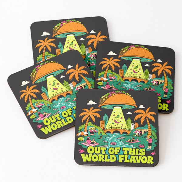 Item preview, Out of This World Flavor Taco UFO designed and sold by AwesomeBeyondLimits.