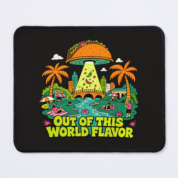 Item preview, Out of This World Flavor Taco UFO designed and sold by AwesomeBeyondLimits.