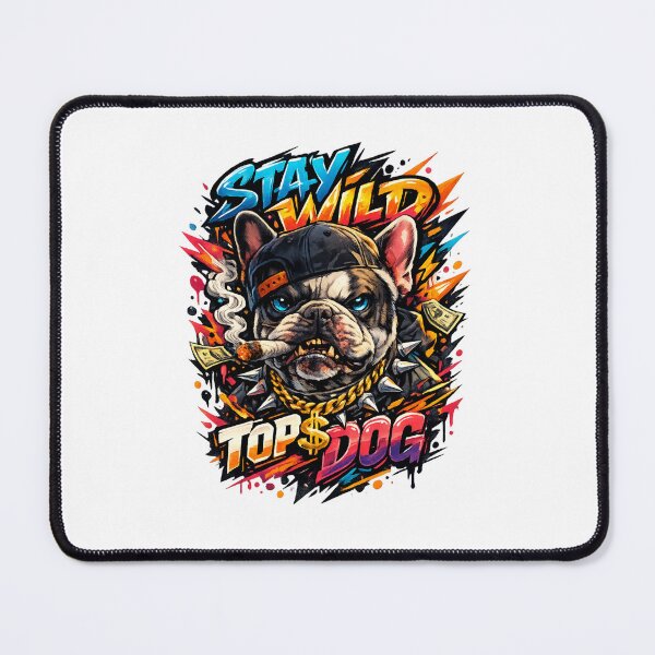 Item preview, Stay Wild Urban Dog designed and sold by AchraffPrint.