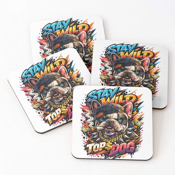 Item preview, Stay Wild Urban Dog designed and sold by AchraffPrint.
