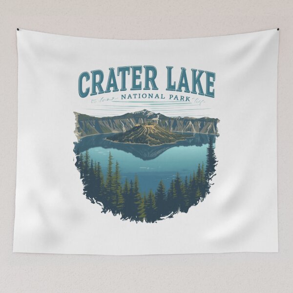 Item preview, Crater Lake National Park Oregon Travel Hiker Explorer designed and sold by Simsimah26Parks.
