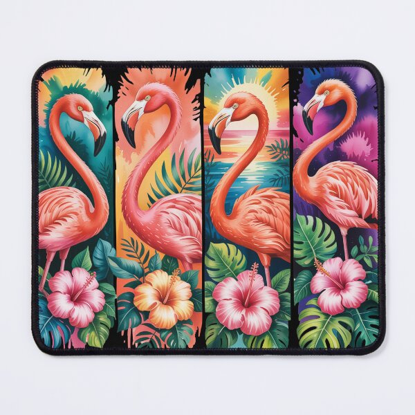Item preview, Colorful Flamingos in Tropical Setting designed and sold by jkrphoto.