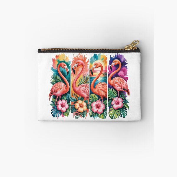 Item preview, Colorful Flamingos in Tropical Setting designed and sold by jkrphoto.