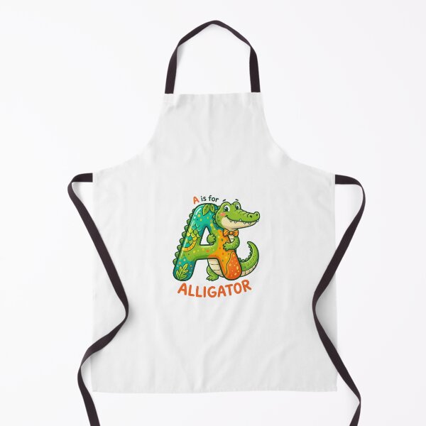 Item preview, A is for Alligator Decorative Letter Art designed and sold by Sticker_Verse_Studio.