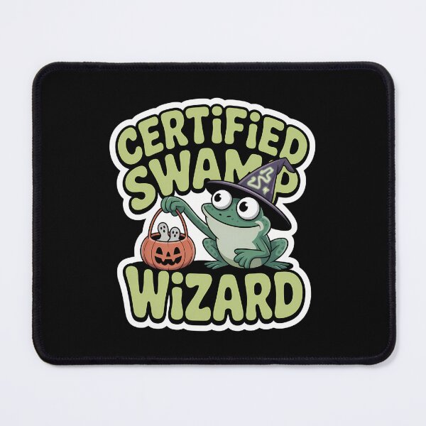 Item preview, Certified Swamp Wizard Frog Halloween Costume Funny Shirt designed and sold by Raw Tigers.