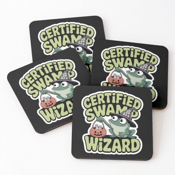 Item preview, Certified Swamp Wizard Frog Halloween Costume Funny Shirt designed and sold by Raw Tigers.