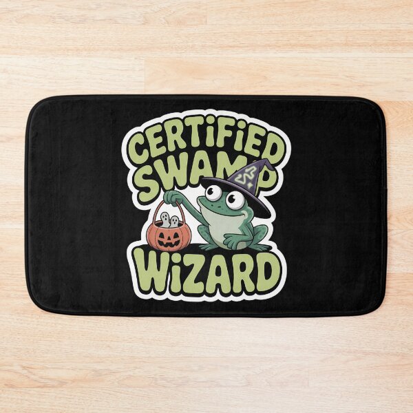Item preview, Certified Swamp Wizard Frog Halloween Costume Funny Shirt designed and sold by Raw Tigers.
