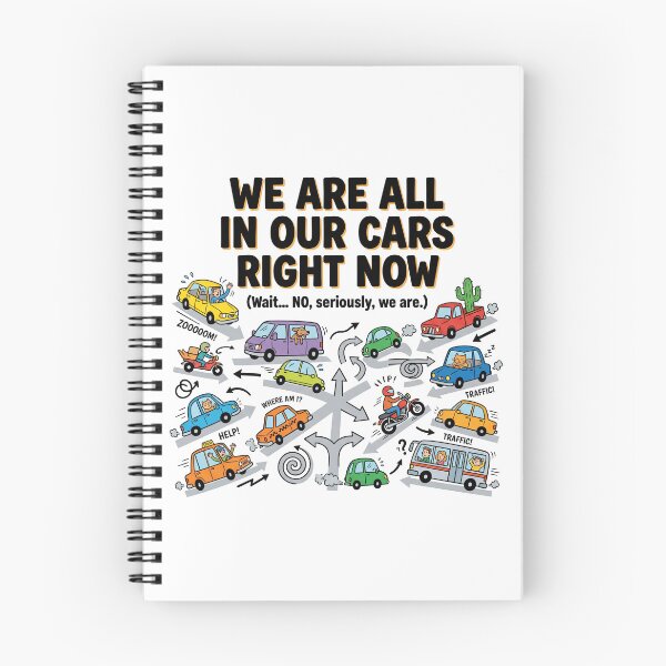 Item preview, We Are All In Our Cars Right Now designed and sold by khalidnasr.