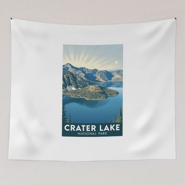 Item preview, Crater Lake National Park Oregon Travel Landmark Hiking Adventure designed and sold by Simsimah26Parks.