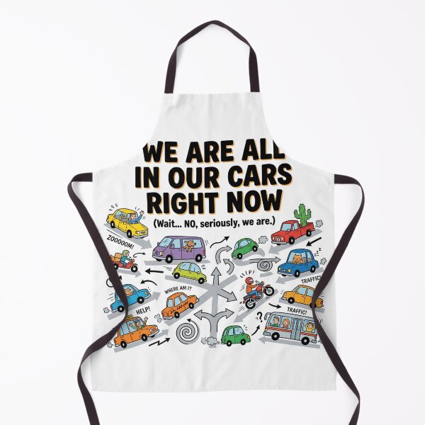 Item preview, We Are All In Our Cars Right Now designed and sold by khalidnasr.