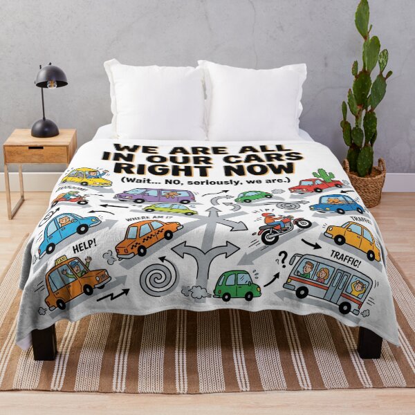 Item preview, We Are All In Our Cars Right Now designed and sold by khalidnasr.
