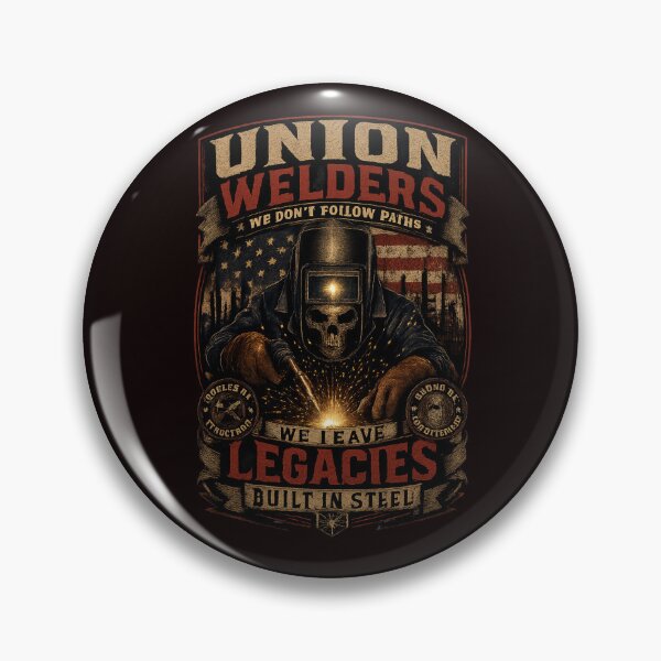 Item preview, Union Welders We Leave Legacies Built In Steel Shirt | Welding Brotherhood Graphic Tee designed and sold by LabCore.