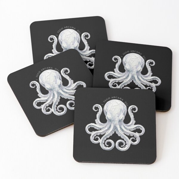 Item preview, Mystical Octopus: I Tego Arcana Dei - Esoteric Art on Canvas designed and sold by GabiVitryArt.