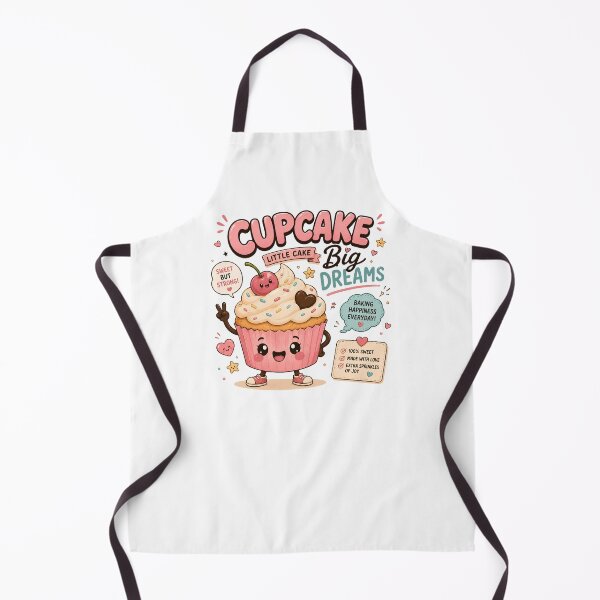 Item preview, Cupcake Little Cake Big Dreams Cute Dessert Quote designed and sold by ILYASSE1.