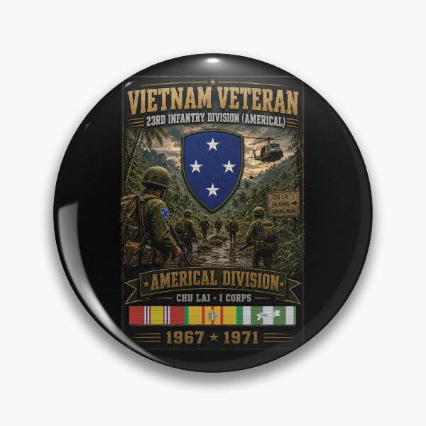 Item preview, 23rd Infantry Division - AMERICAL - Vietnam Veteran designed and sold by Military Insignia Products.