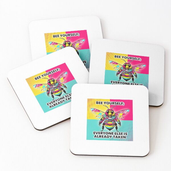 Item preview, Oscar Wilde Inspired Pop Art Bumble Bee | Bee Yourself Everyone Else Is Already Taken designed and sold by Donsean22.