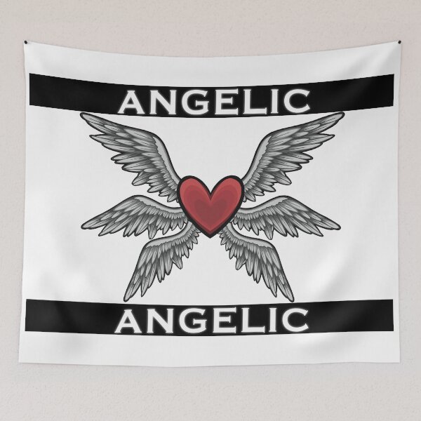 Item preview, Angelic heart with wings designed and sold by AngelPainter.