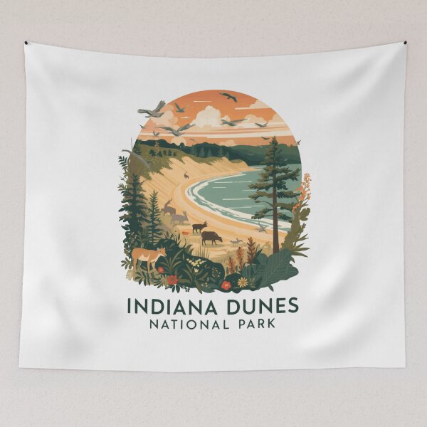 Item preview, Indiana Dunes National Park Visitor Travel Hiking Outdoor Adventure designed and sold by Simsimah26Parks.