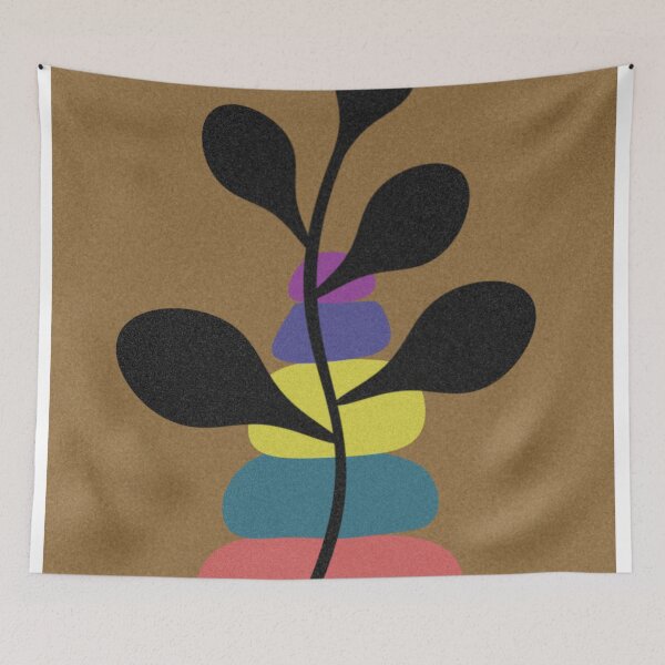 Item preview, Minimal Abstract Botanical Balance Art designed and sold by PixelParinda.