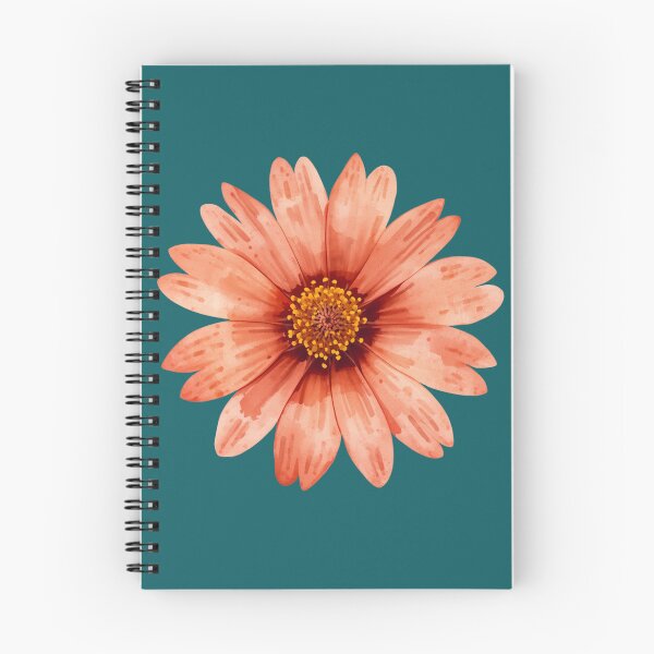 Item preview, Red cosmos flower watercolor painting designed and sold by uunaa.