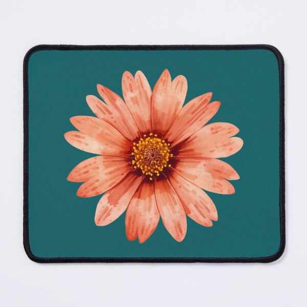 Item preview, Red cosmos flower watercolor painting designed and sold by uunaa.
