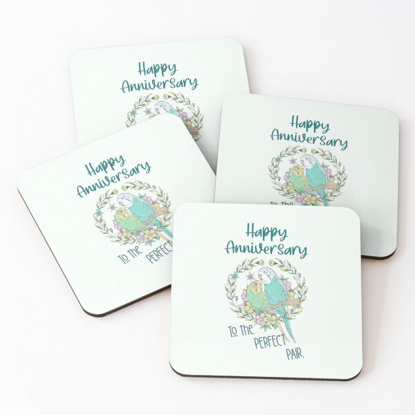 Item preview, Happy Anniversary…Perfect Pair (on Lt. Green) designed and sold by PawsitiveMum3.