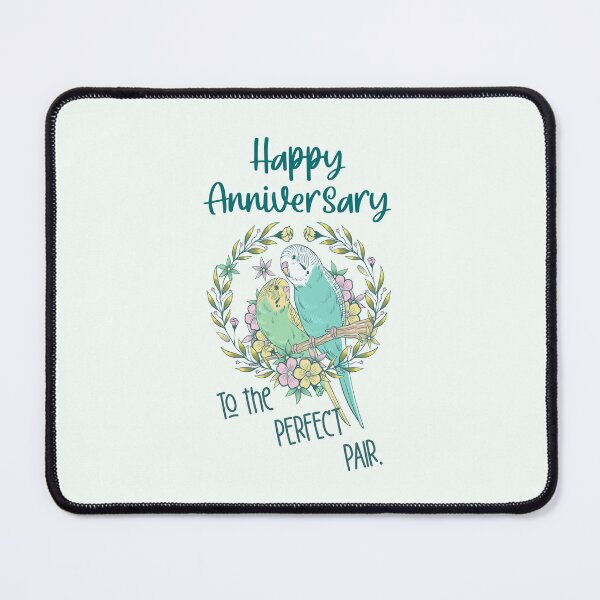 Item preview, Happy Anniversary…Perfect Pair (on Lt. Green) designed and sold by PawsitiveMum3.