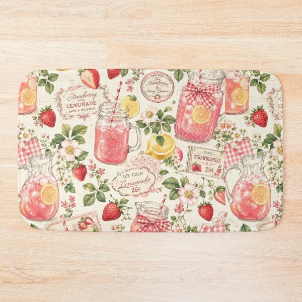Item preview, Cute Strawberry Pattern | Summer Fruit Seamless Print designed and sold by Aramdesing.