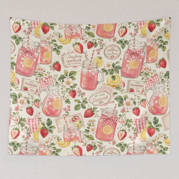 Item preview, Cute Strawberry Pattern | Summer Fruit Seamless Print designed and sold by Aramdesing.