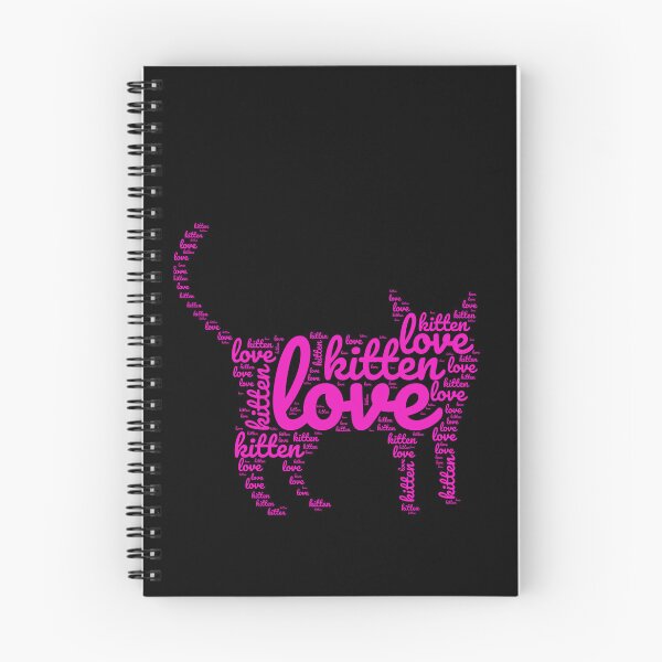 Item preview, Kitten Love Cute Cat Typography Design designed and sold by super-think.