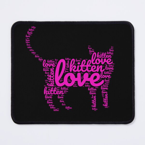 Item preview, Kitten Love Cute Cat Typography Design designed and sold by super-think.