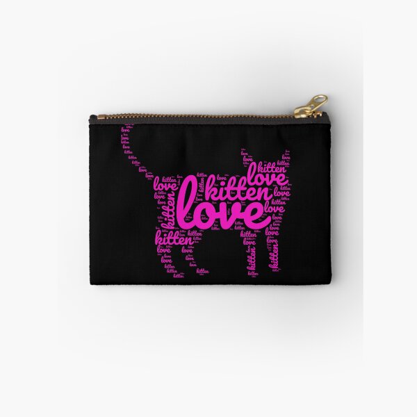 Item preview, Kitten Love Cute Cat Typography Design designed and sold by super-think.