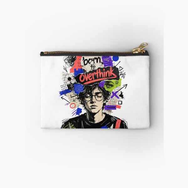 Item preview, Born To Overthink Urban Collage Graphic designed and sold by moxivra.