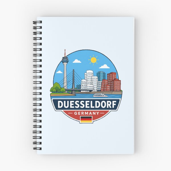 Item preview, Düsseldorf, Germany, Cityscape  designed and sold by Myra365Art.