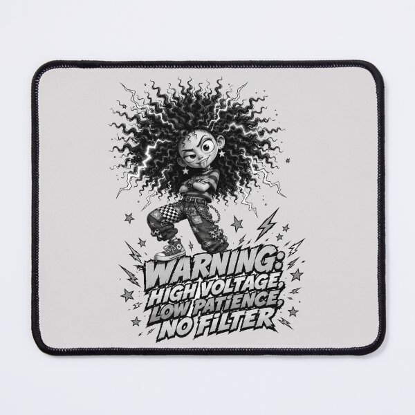 Item preview, HIGH VOLTAGE, LOW PATIENCE, NO FILTER!! designed and sold by SharingLove.