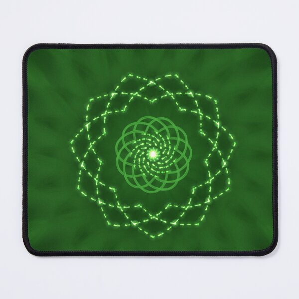 Item preview, Neon Green Geometric Spiral Pattern designed and sold by EsmArtUniverse.