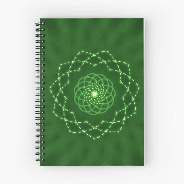 Item preview, Neon Green Geometric Spiral Pattern designed and sold by EsmArtUniverse.