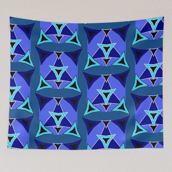 Item preview, Cyber Y2K Neo-Tribal Geometric Ornament – Sharp Futuristic Abstract Art designed and sold by MADBULL7.