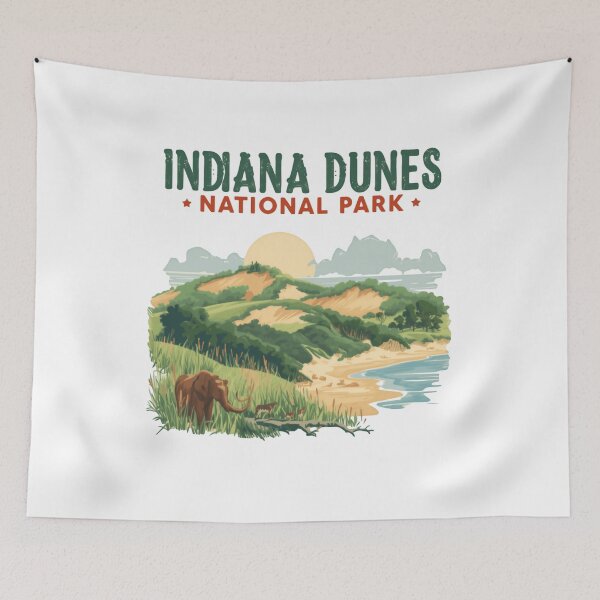 Item preview, Indiana Dunes National Park Travel Souvenir Visitor Hiking designed and sold by Simsimah26Parks.