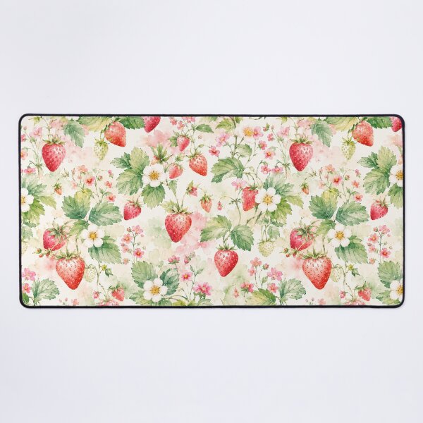 Item preview, Cute Strawberry Pattern | Summer Fruit Seamless Print designed and sold by Aramdesing.